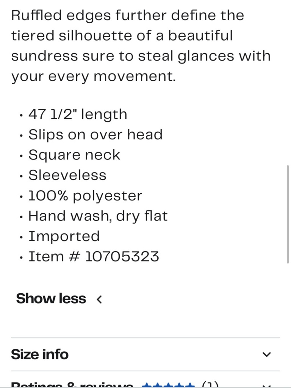 Wishlist Red Ruffled Strap Sundress - Picture 3 of 5